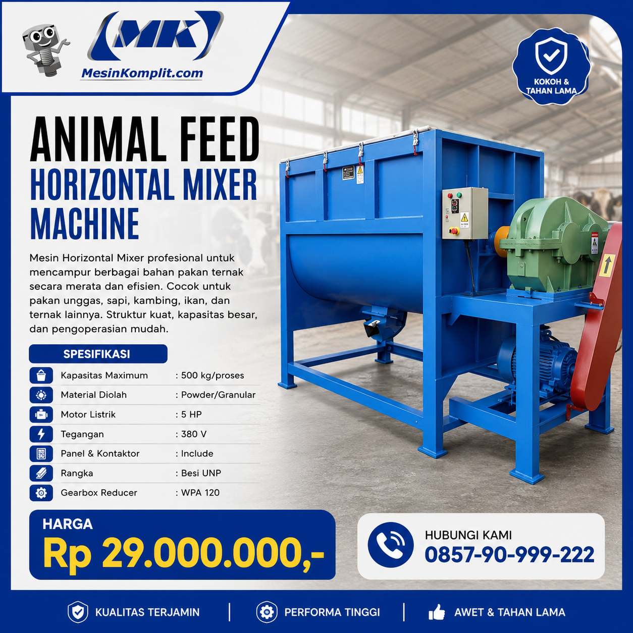 Pengaduk Pakan Besar...
